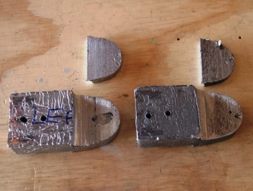 Both Counterweights Trimmed Revealing Voids Within