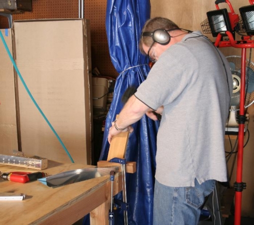 Bending the End Tabs on the Elvator Trim Tab