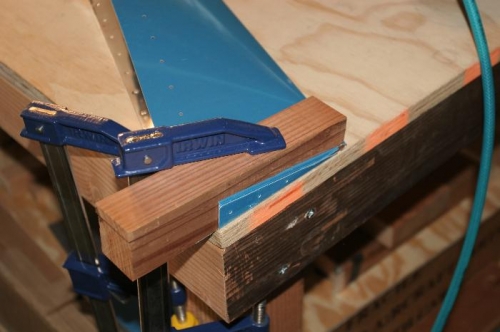 Bending the End Tabs on the Elvator Trim Tab