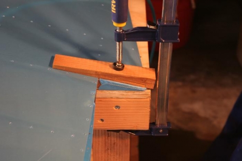 Left Elevator Tabs Bent