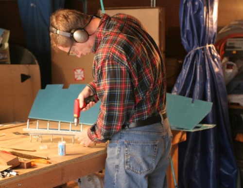 Match Drilling the Trim Tab