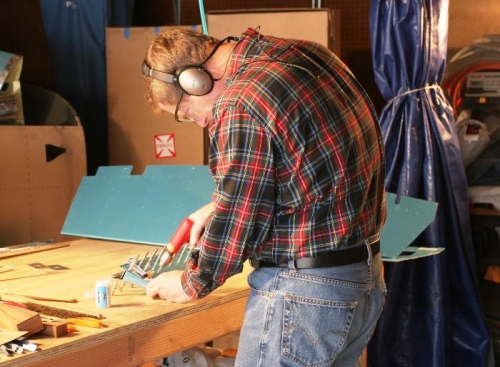 Match Drilling the Trim Tab