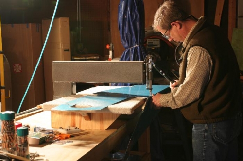 Dimpling the New Left Elevator Skin