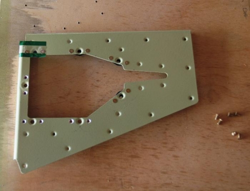 Riveting Nutplates Onto the Lower Reinforecement Plate