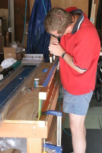 Drilling Fuel Tank Support Nutplate Holes