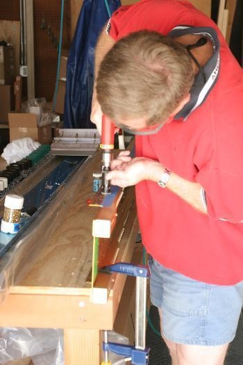 Countersinking Fuel Tank Support Nutplate Holes