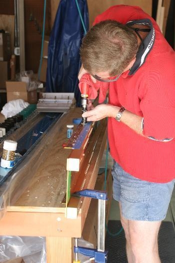 Countersinking Fuel Tank Support Nutplate Holes