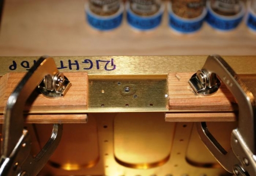 Ready to Countersink Screw Hole