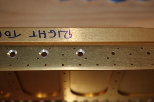 Completed Countersinks