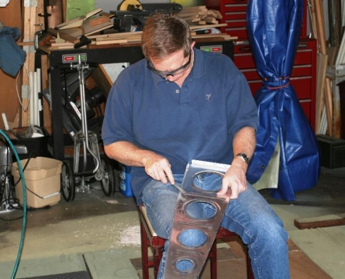 Using a Hand File to Debur a Mid-Rib