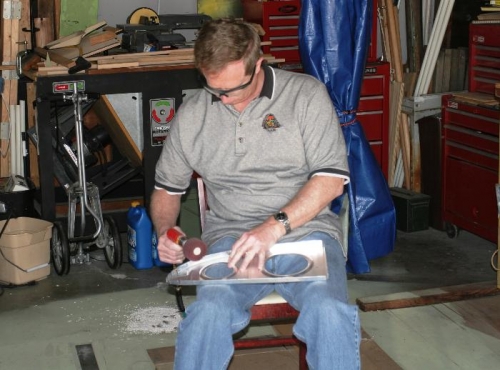 Deburring Wing Leading Edge Nose Rib