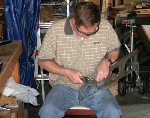 Fluting a Mid-Wing Rib