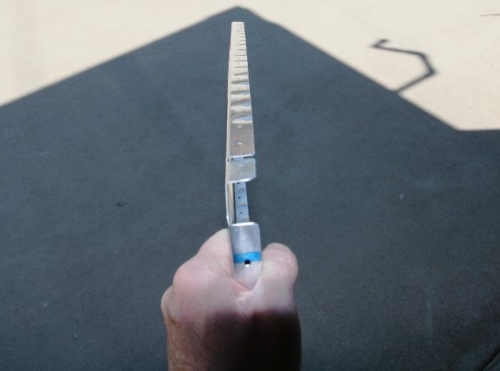 Fully Fluted Rib is Straight and Flat