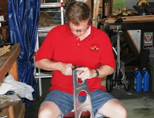 Using a Hand Seamer to Bend a Rib Flange to 90 Degrees