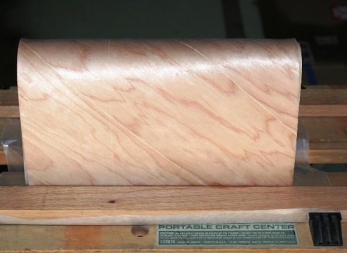 Plywood Formed Around Leading Edge Skeleton