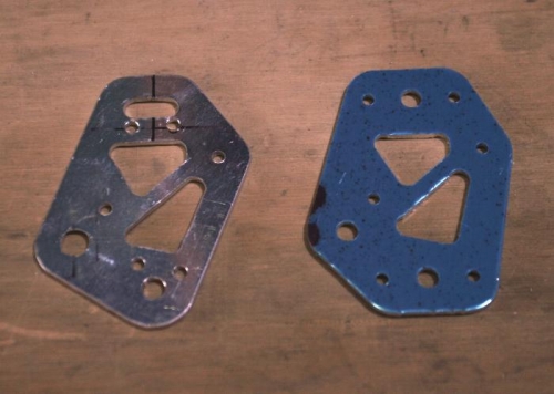 Old and New Stall Warning Switch Mounting Plate