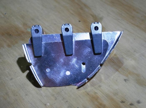Modified Brackets Clamped Together Outside Leading Edge