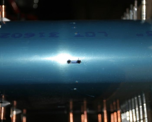 Enlarged Stall Warning Vane Slot Holes