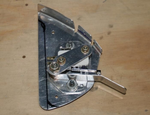 Stall Warning Switch Assembly Temporarily Installed on Upper Stall Warning Sensor Bracket