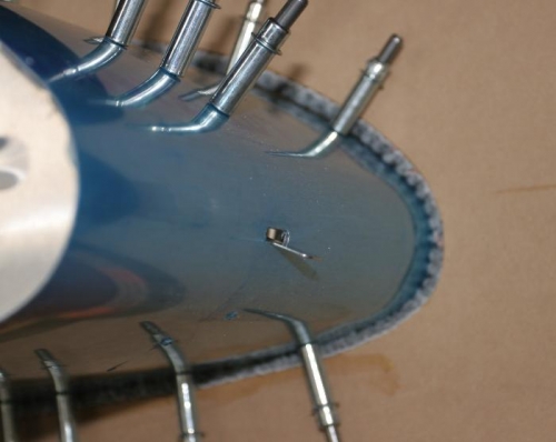 Stall Warning Vane Extending Out from Leading Edge