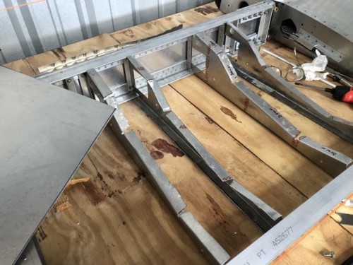 seat ribs test fit in the center section