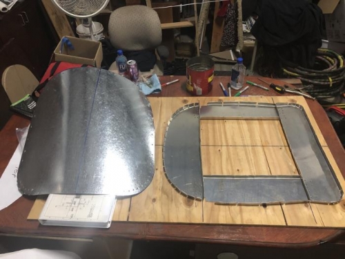 the assembled F6 bulkhead alongside the firewall (F1)