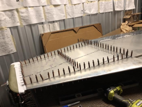 but finally all the clecoes are in