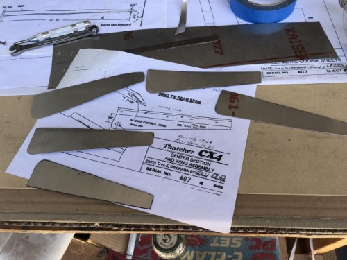 aileron horn blanks cut out