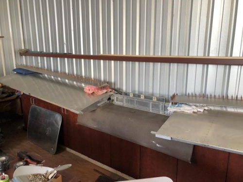 rivetted wings and clecoed ailerons