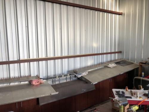 a pretty tight fit against theback wall of my hangar