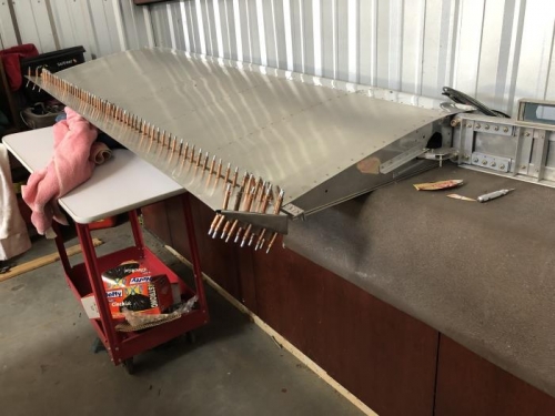 upward deflection of left aileron