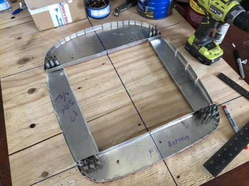 bulkhead F8 being assembled