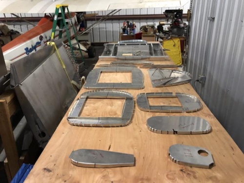 view in the other direction looking acrosse the bulkhead set