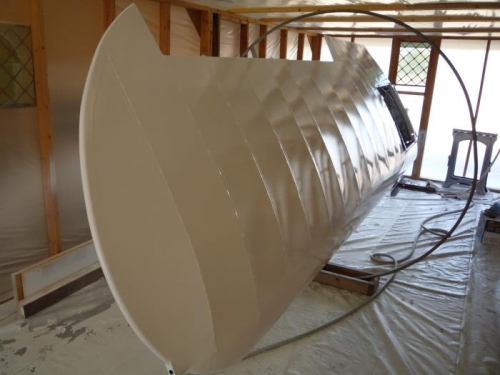 Right wing top finished.