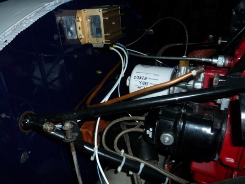 Regulator and generator wiring in place.