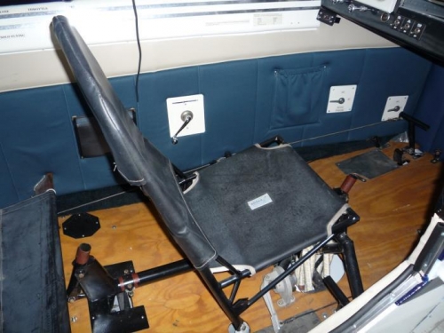 Front seat back where it belongs.