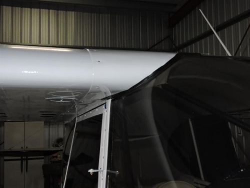 Leading edge cuff back in place