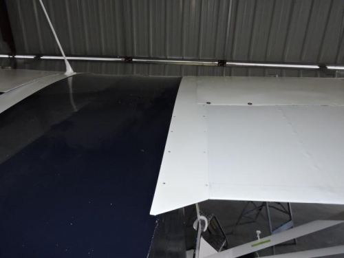 Top fairing drilled and fastened.