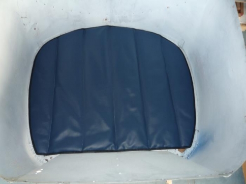 The firewall pad before I cut all kinds of holes in it.