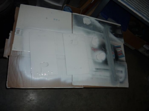 Some of the parts that made the paint hit list.