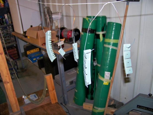 Patch strips primed and ready to install