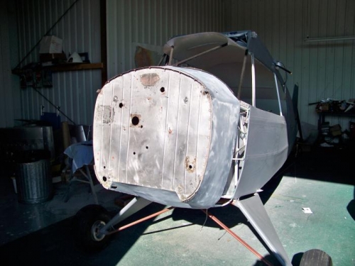 Boot cowl back in place and ready for fitting.