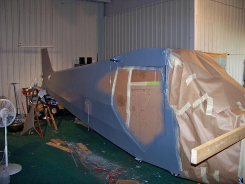 Priming finished up on the fuse.