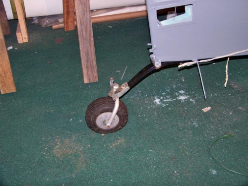 New tailwheel in place.