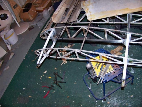 The tip bow and its supports removed.