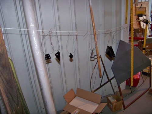 Paint line central at the Davenport hangar.