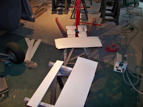 Parts, parts everywhere.