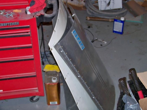 New cowl pieces all done and ready for cleaning and priming.