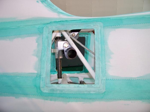 Jackscrew inspection area