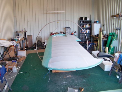 Time to start stitching the left wing.